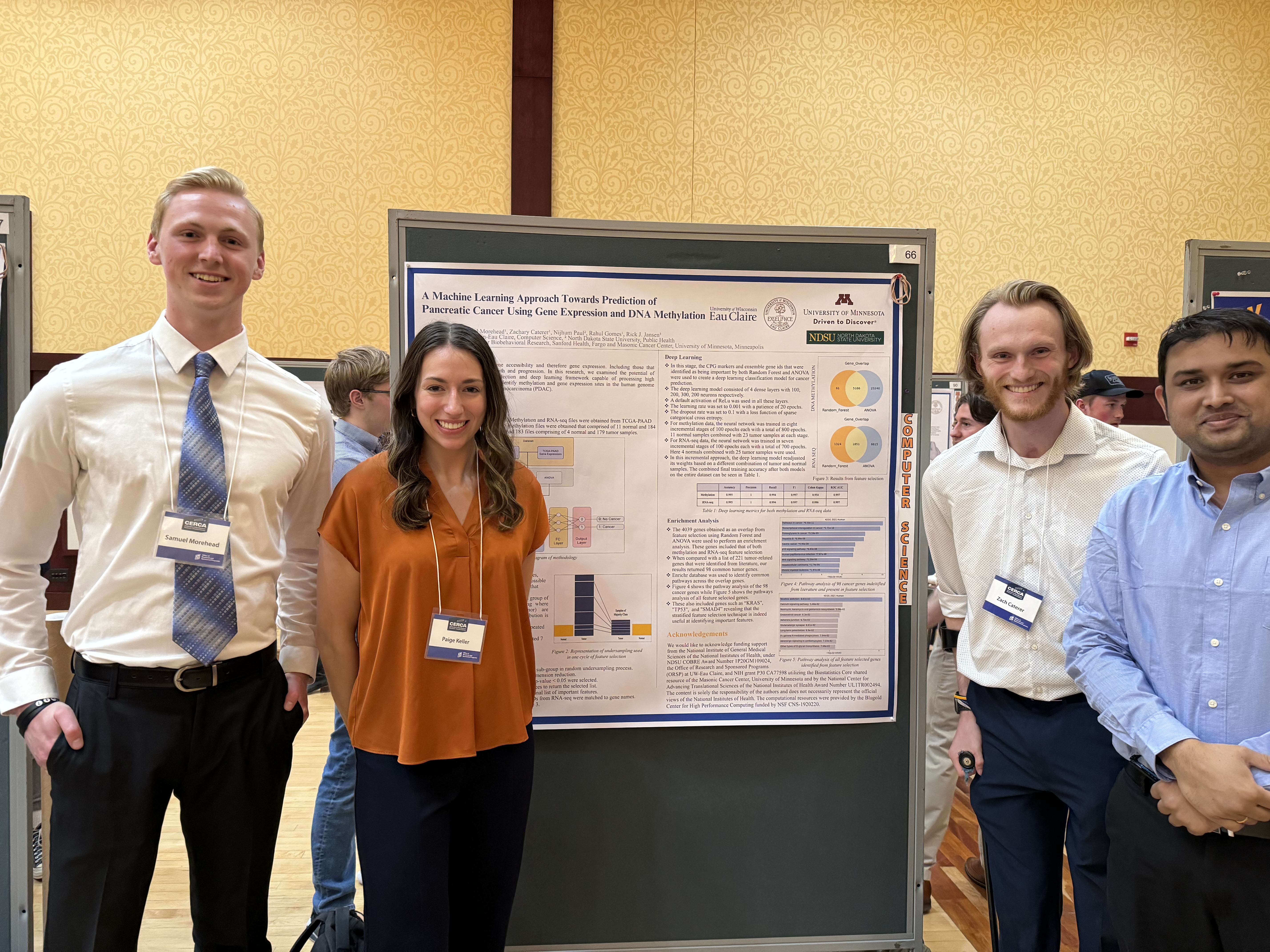 Gomes Research Lab Presenting PDAC Project at CERCA 2024