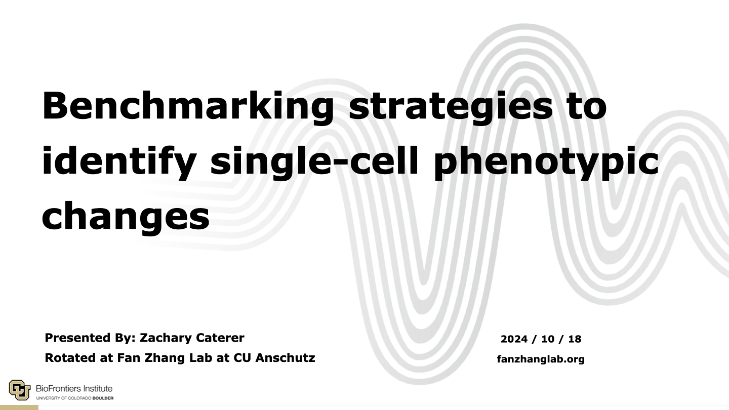 Zhang Lab Rotation Presentation