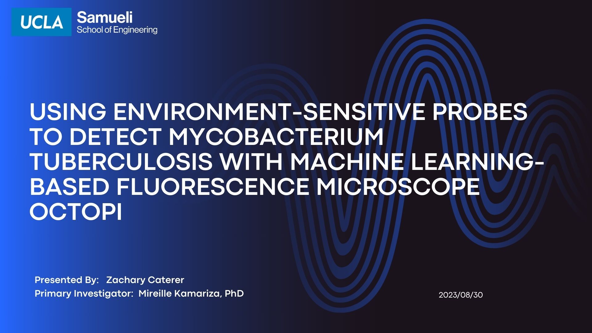 Kamariza Lab Amgen Scholar Presentation